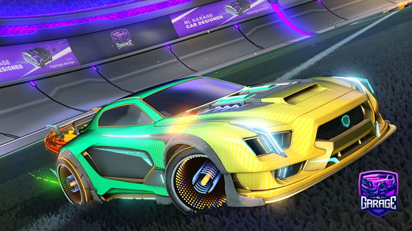 A Rocket League car design from munchy