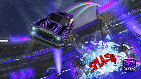 A Rocket League car design from Samupriscillo