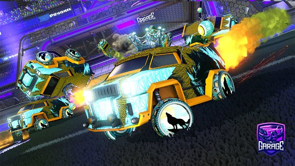 A Rocket League car design from Murkoo