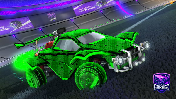 A Rocket League car design from fn_costco