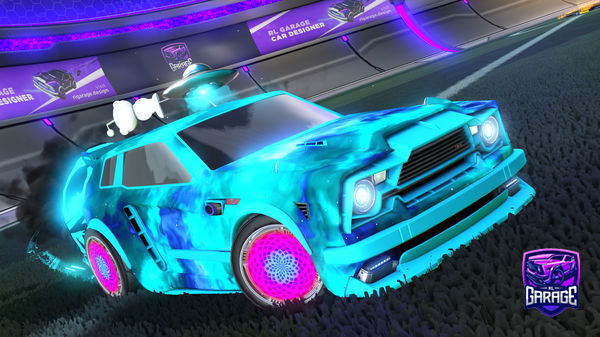 A Rocket League car design from bananachicken