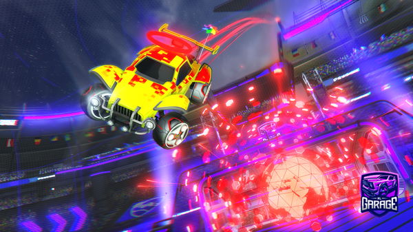 A Rocket League car design from WinVNo137