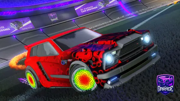 A Rocket League car design from lucxs109