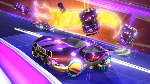 A Rocket League car design from GamerjackYT