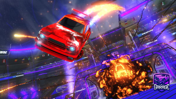 A Rocket League car design from zyvaxxx