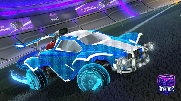 A Rocket League car design from MrGilly21