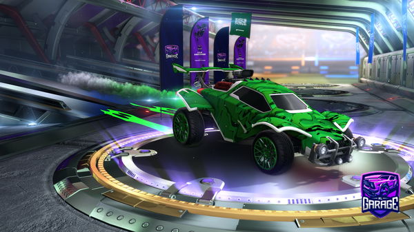 A Rocket League car design from GreenVDogFan