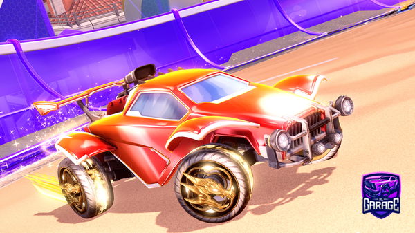 A Rocket League car design from TwitchJoselu315