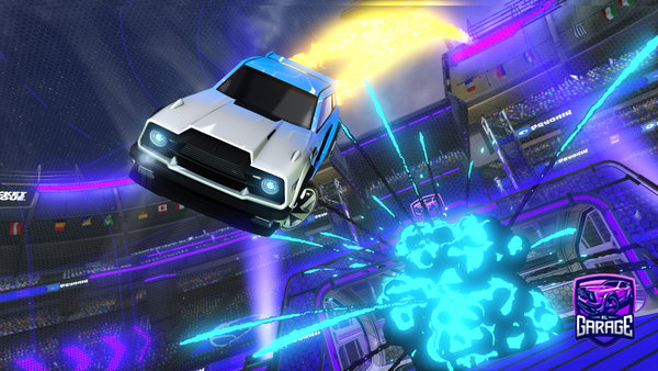 A Rocket League car design from Cadietrich75