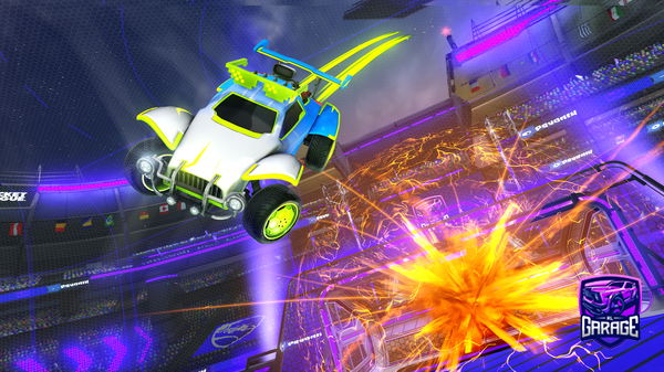 A Rocket League car design from relyttyler