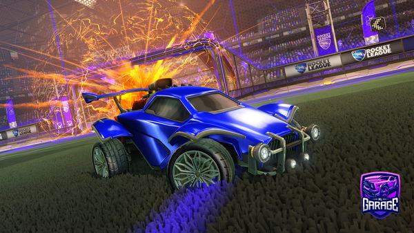 A Rocket League car design from RETRO-95