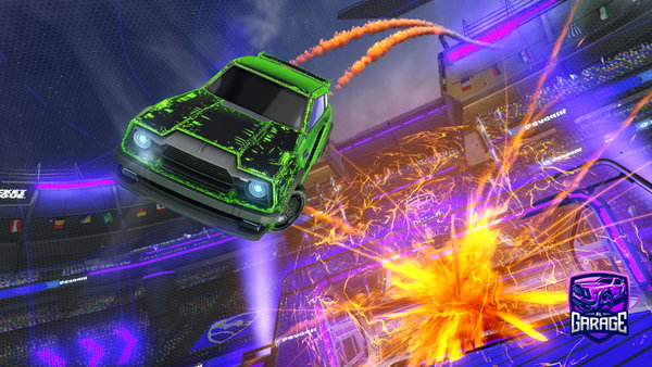 A Rocket League car design from robin85440