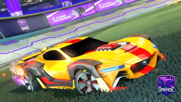 A Rocket League car design from ThatTaki567