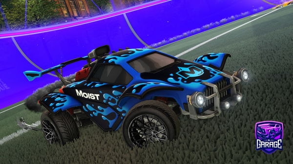 A Rocket League car design from FullGram