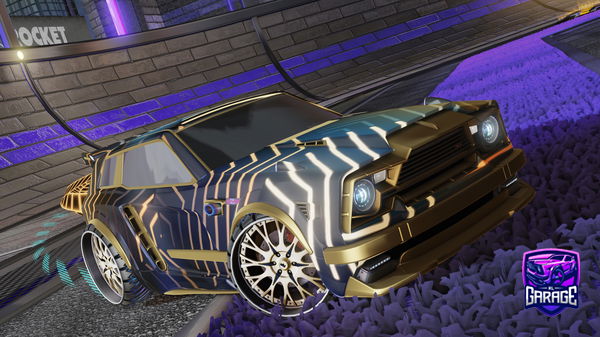 A Rocket League car design from Sp3nc3r9456