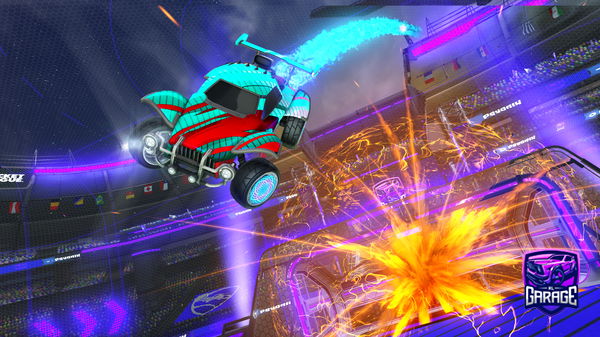 A Rocket League car design from DOP_-FID