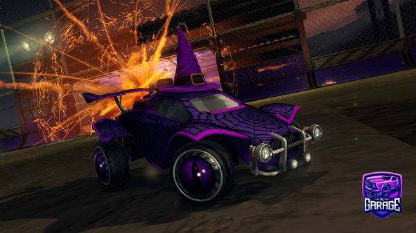 A Rocket League car design from flashnrgarage