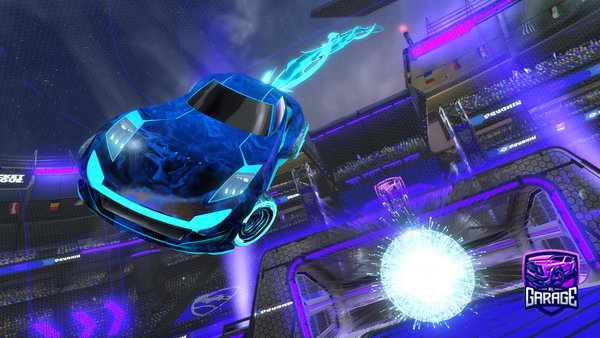 A Rocket League car design from Its_snowy