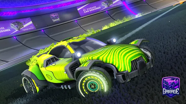 A Rocket League car design from tatstailpipes