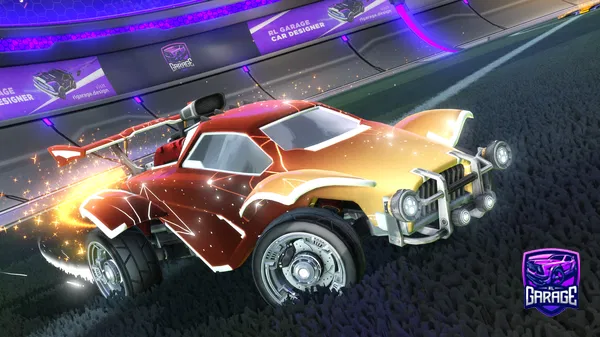 A Rocket League car design from LwGwNw