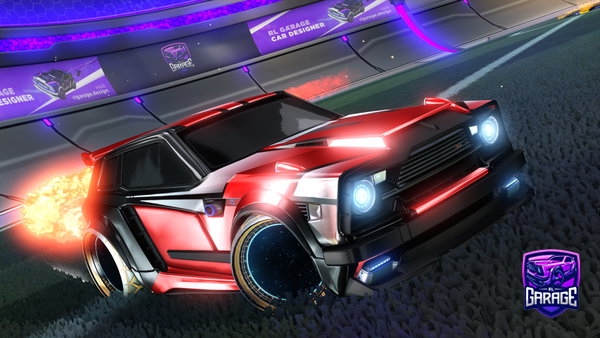 A Rocket League car design from Nitro_13_