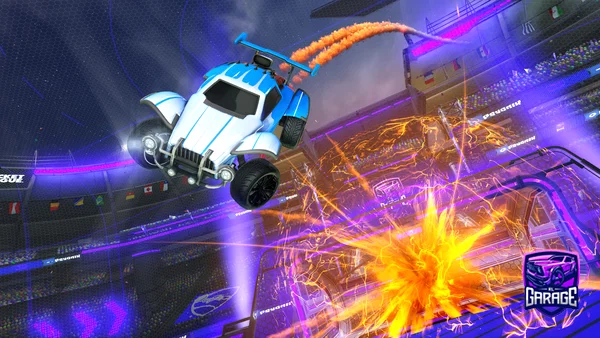 A Rocket League car design from garzas