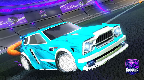 A Rocket League car design from Mz092