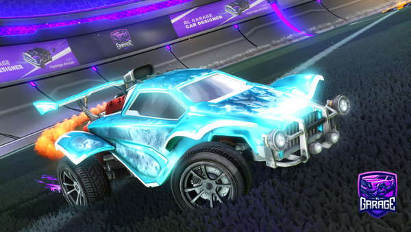 A Rocket League car design from drkxuv