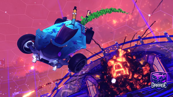 A Rocket League car design from xxm4trxxyt