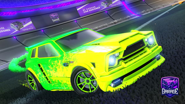 A Rocket League car design from Namesotdim2011