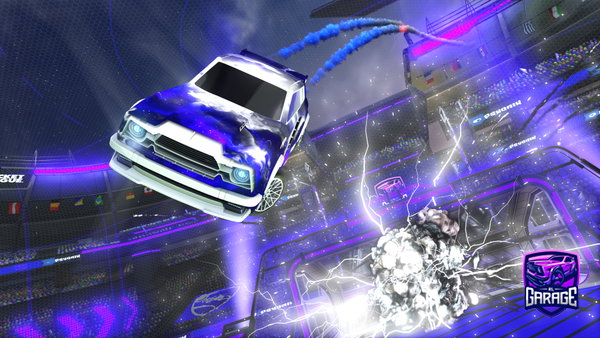 A Rocket League car design from Shining_Nico