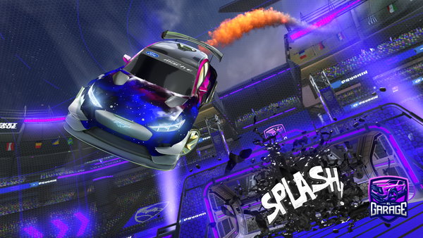 A Rocket League car design from Ayu1806