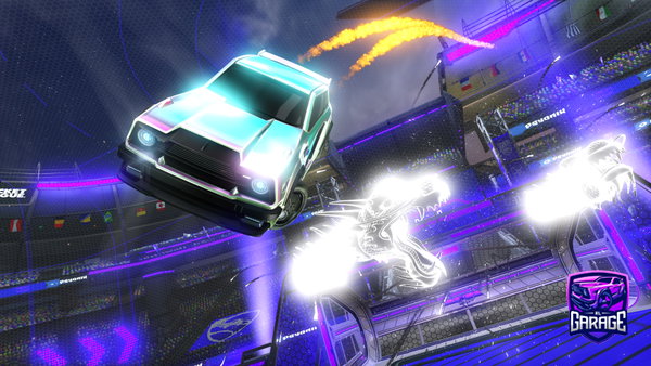A Rocket League car design from ZALLI