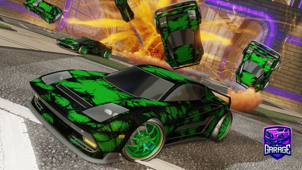 A Rocket League car design from SJVIBES