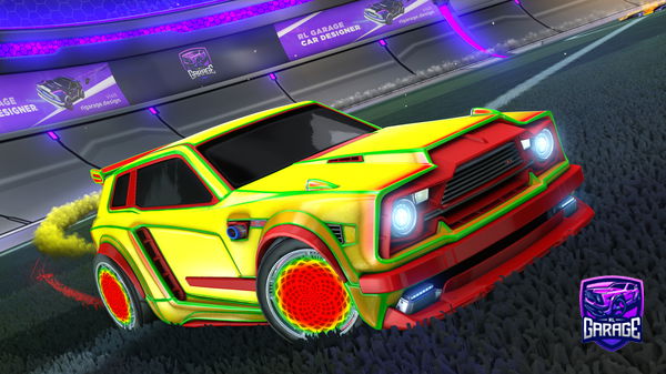 A Rocket League car design from OpgSnipez7