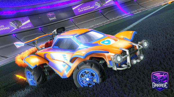 A Rocket League car design from ZPachiX