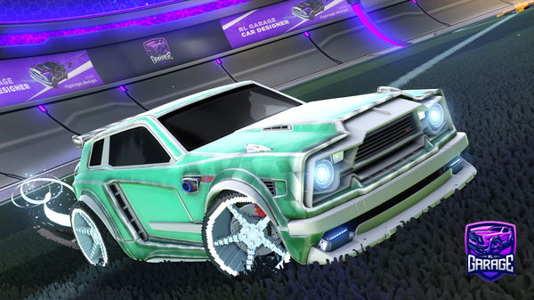 A Rocket League car design from Ashurnator