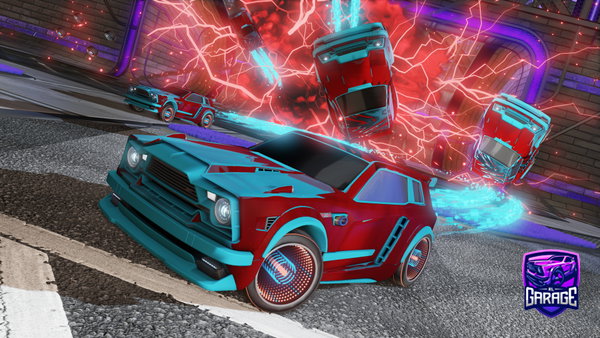 A Rocket League car design from Fait3sof