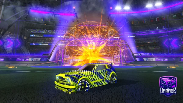 A Rocket League car design from Zirered
