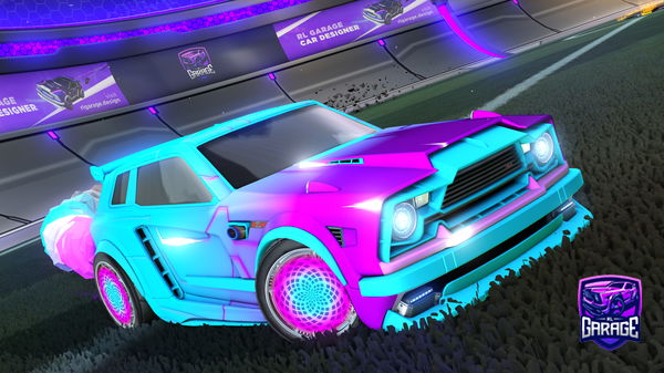 A Rocket League car design from agntbubblz