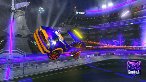 A Rocket League car design from Noobiebsbaknfnan