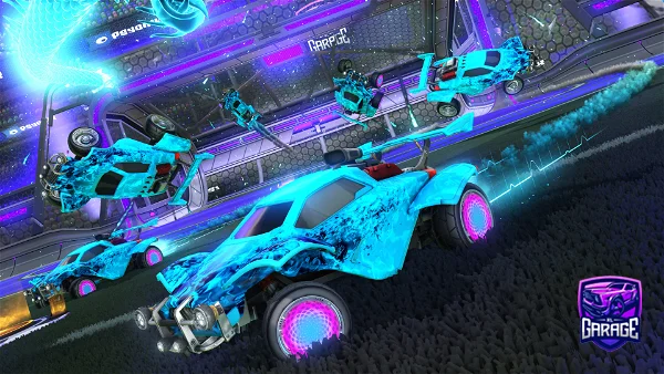 A Rocket League car design from exceLEsports