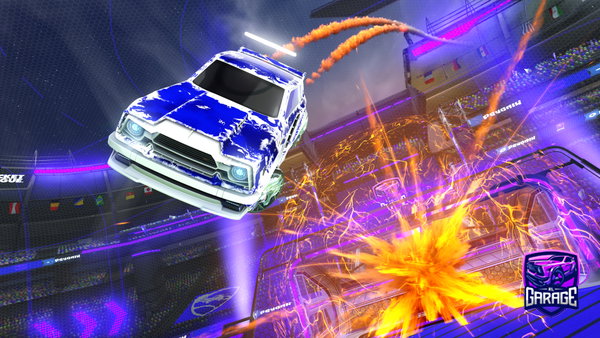 A Rocket League car design from qino038