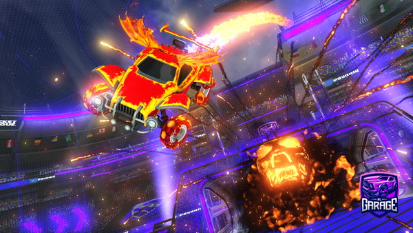 A Rocket League car design from HueJass