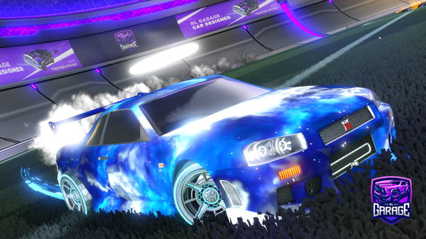 A Rocket League car design from Barycapa