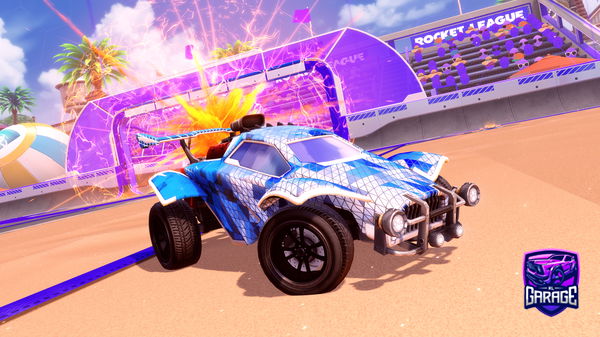 A Rocket League car design from itztoupi