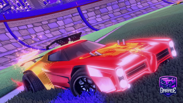 A Rocket League car design from Kdthenoob