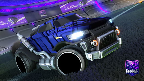 A Rocket League car design from besede