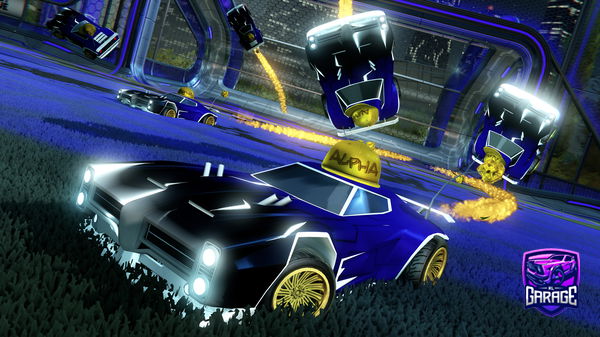 A Rocket League car design from SynthNoirz