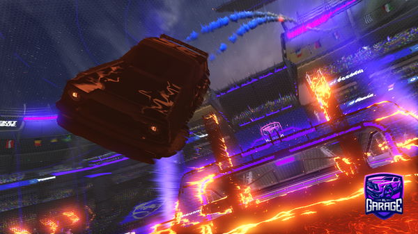 A Rocket League car design from statute